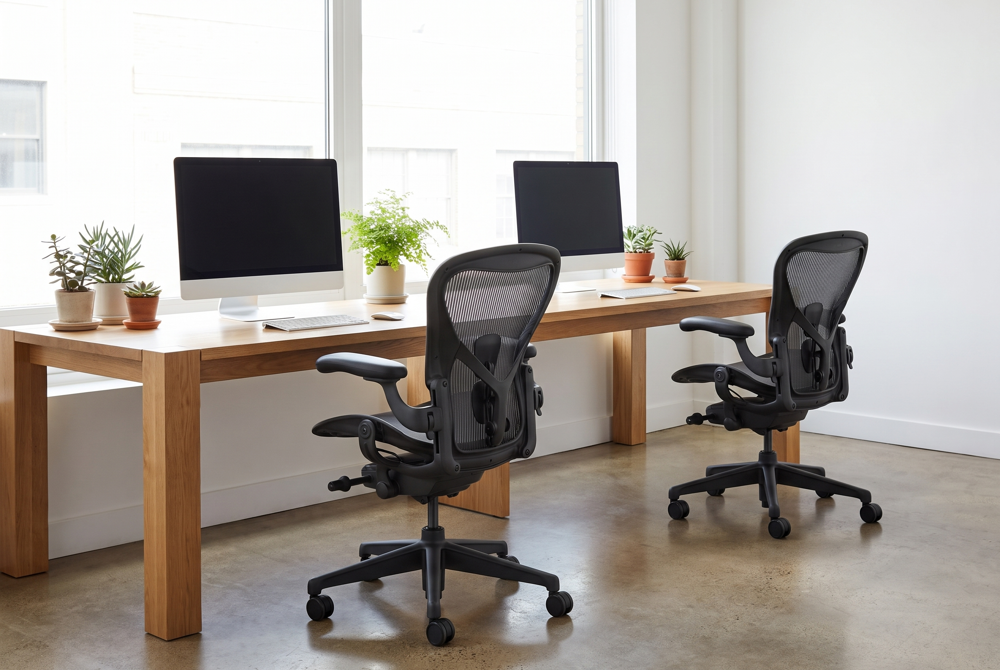 Aeron — dual workstation